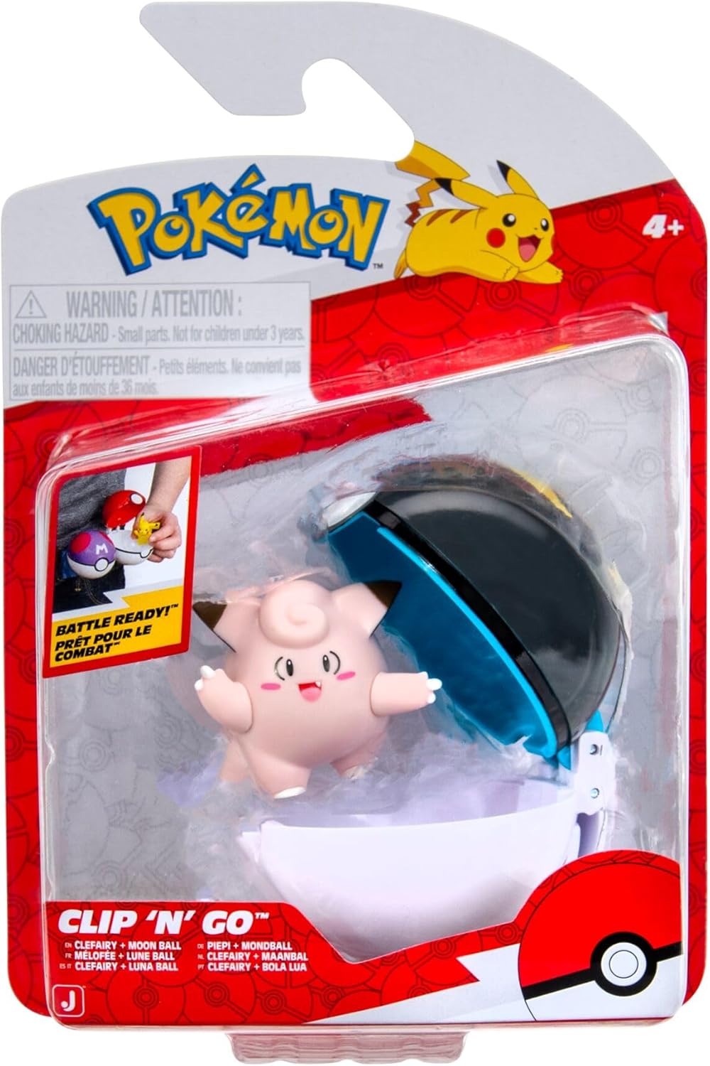 Figuras Y Minimundos Jazwares Pokemon Clip N Go Surtido multicolor para niños