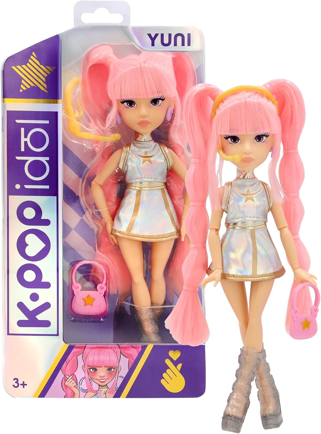 Muñecas Y Peluches Imc Toys K Pop Idol Fashion Doll Yuni multicolor para niños