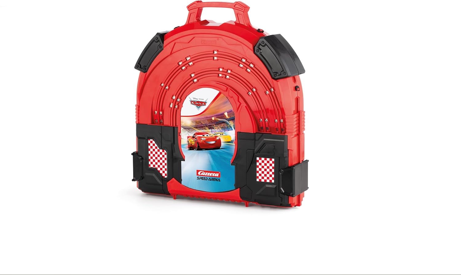 Vehículos Y Radiocontrol Carrera Disney -  Pixar Cars Circuito Carrrera Speed Arena - Race In A Case multicolor para niños