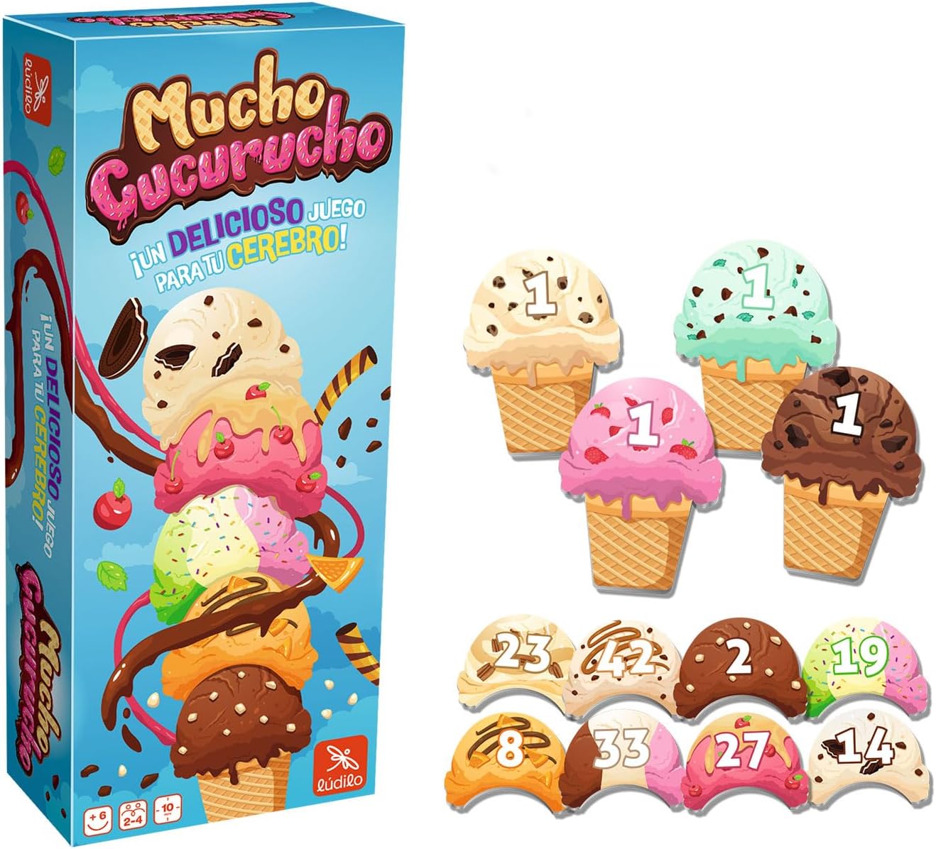 Juegos De Mesa Ludilo Mucho Cucurucho multicolor para niños