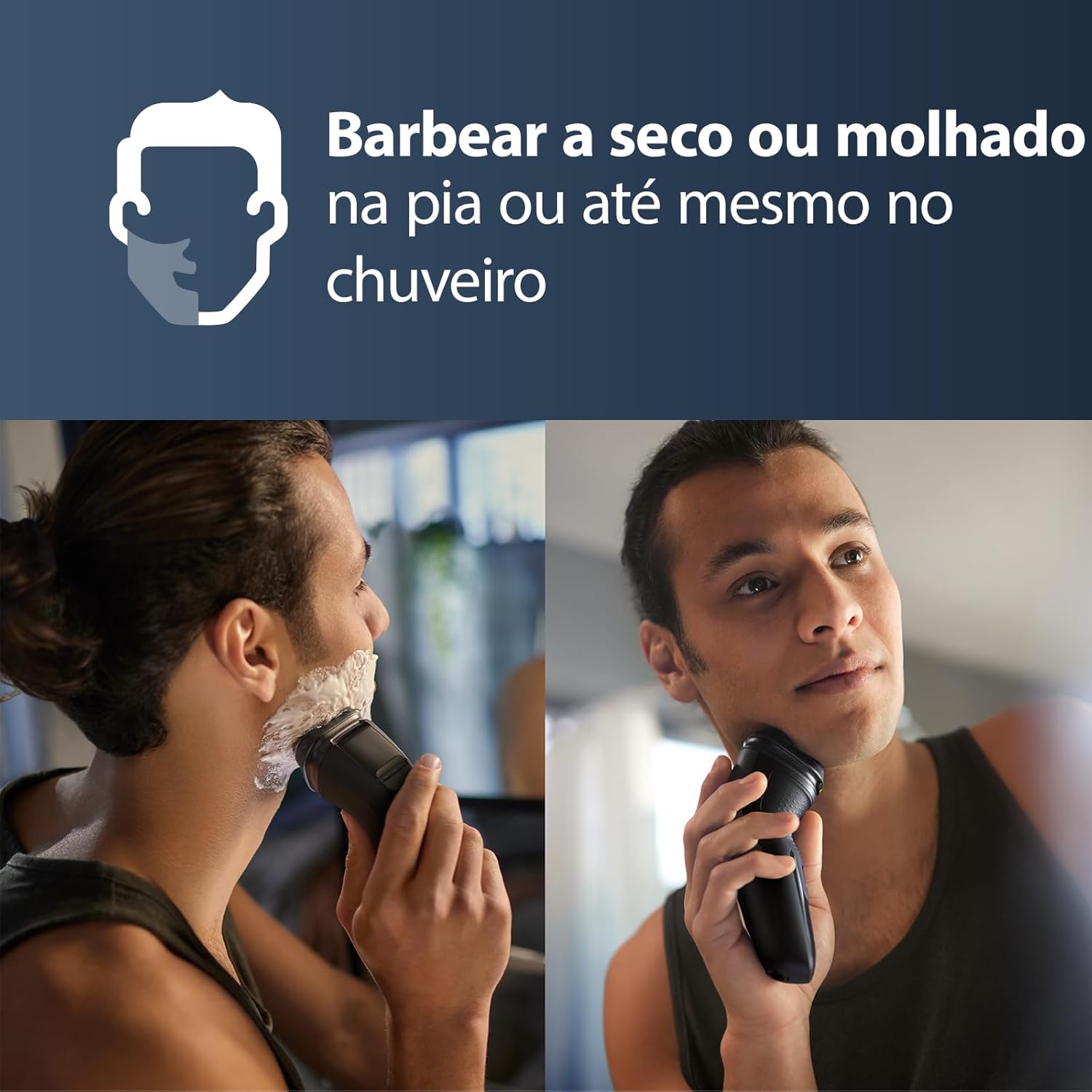 Pequeño Electrodoméstico Philips Shaver 3000 negro para hombre