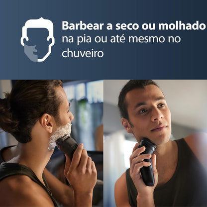 Pequeño Electrodoméstico Philips Shaver 3000 negro para hombre