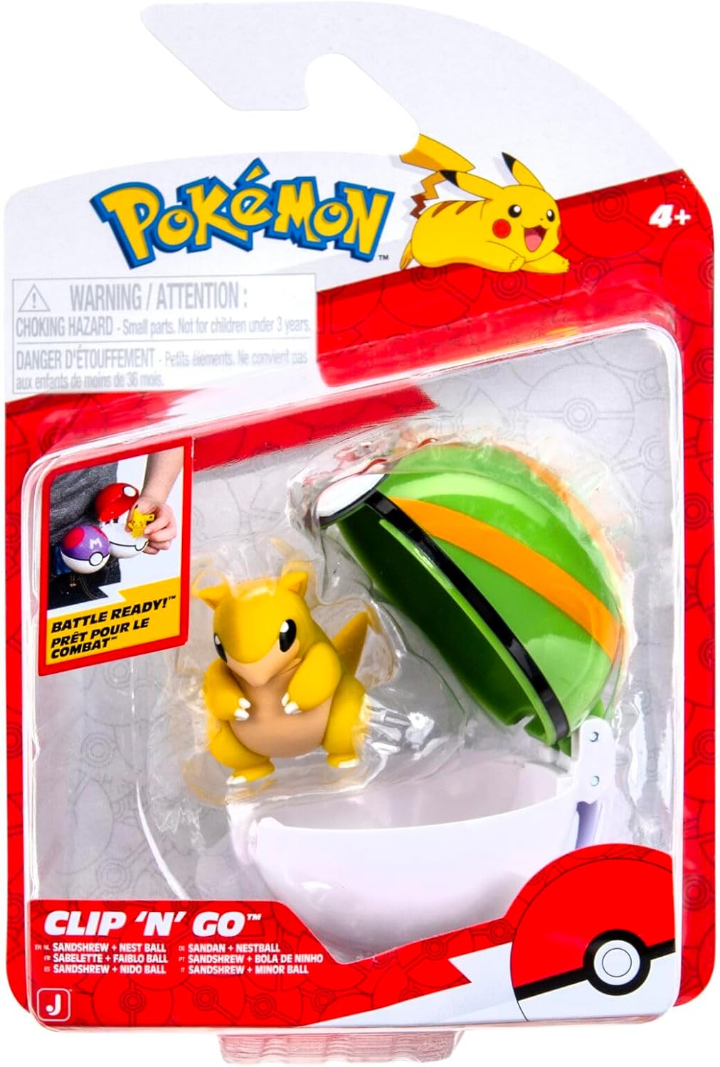 Figuras Y Minimundos Jazwares Pokemon Clip N Go Surtido multicolor para niños