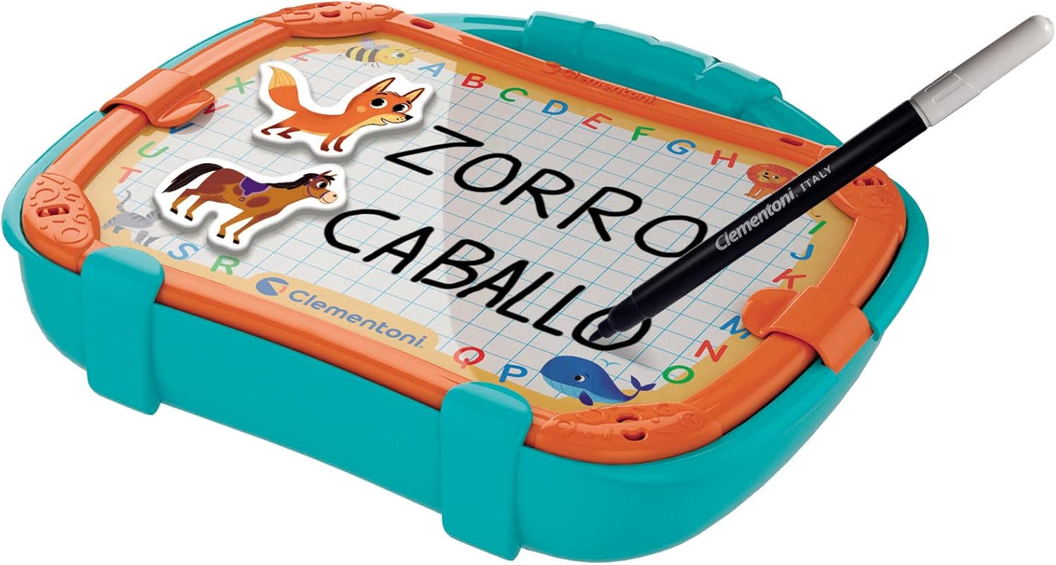 Juegos De Mesa Clementoni Maletín Magnético Alfabeto Y Animales multicolor para niños