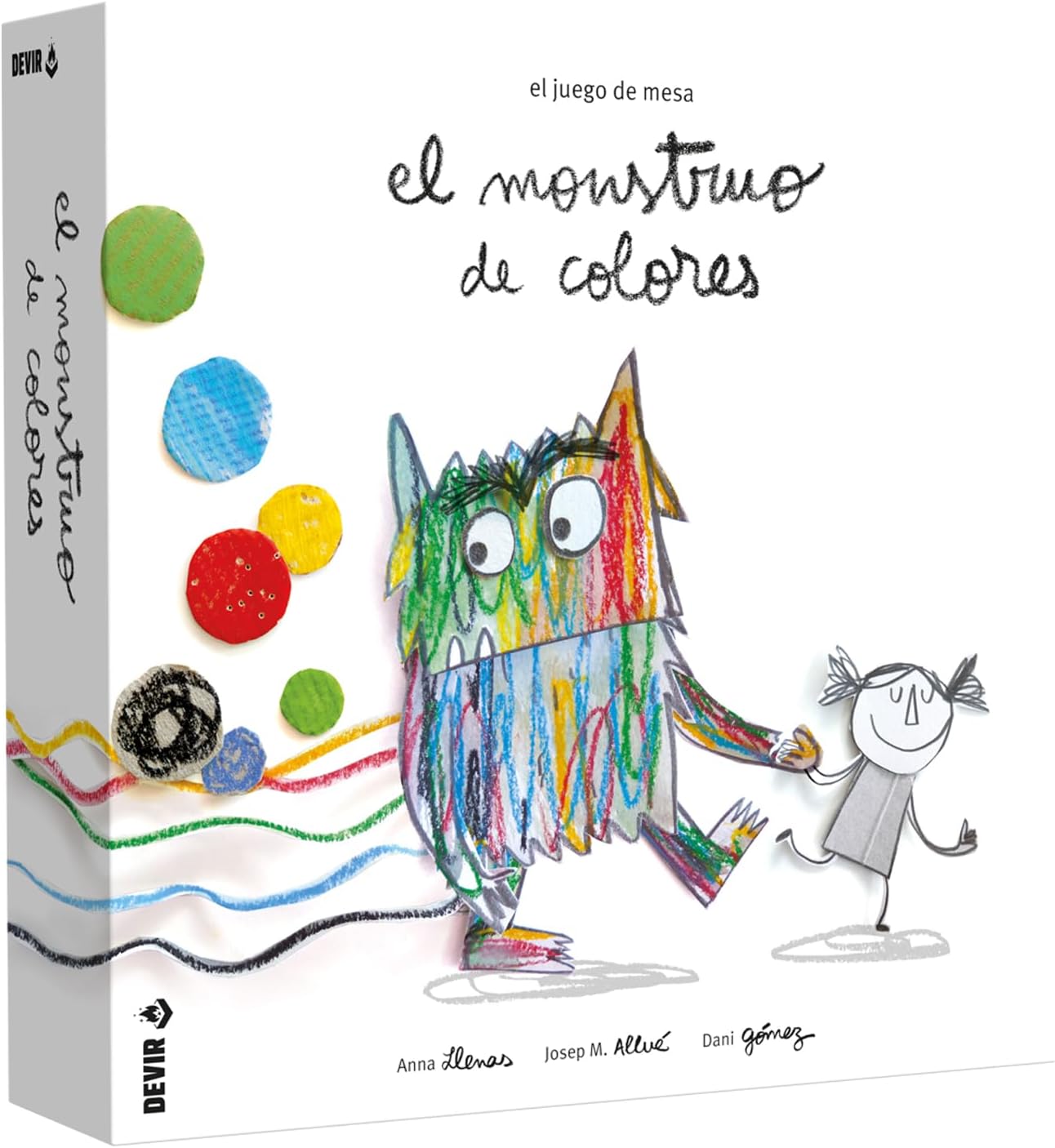 Juegos De Mesa Devir Monstruo De Colores multicolor para niños