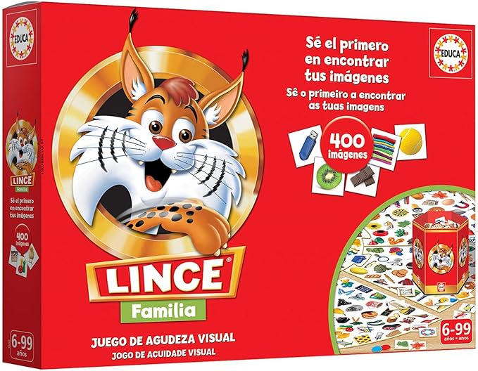 Juegos De Mesa Educa Lince Familia - 400 Imágenes multicolor para niños