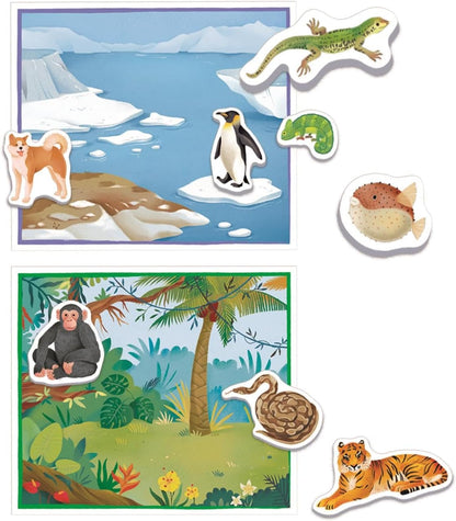Juegos De Mesa Clementoni Education Montessori - Los Animales multicolor para niños