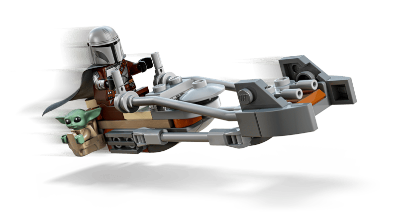 Construcciones Y Puzzles Lego Moto Speeder Del Mandaloriano Y Grogu multicolor para niños