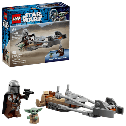 Construcciones Y Puzzles Lego Moto Speeder Del Mandaloriano Y Grogu multicolor para niños