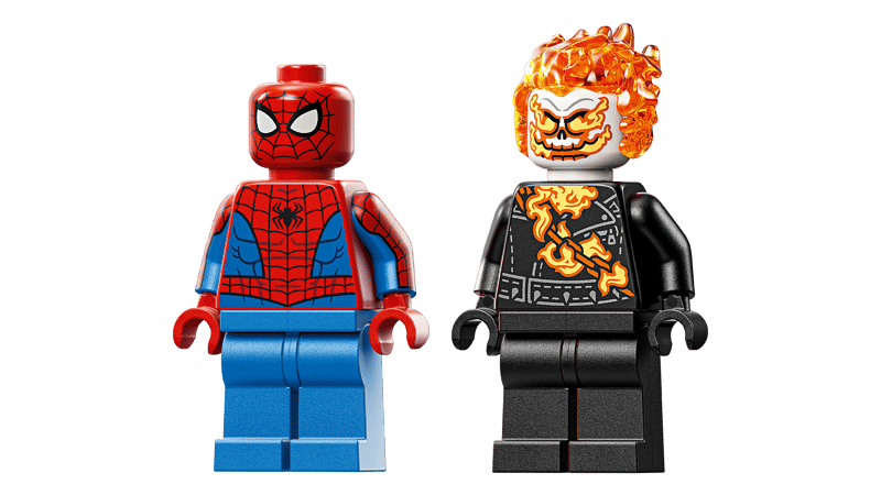 Construcciones Y Puzzles Lego Spider-Man Vs. Moto Del Motorista Fantasma multicolor para niños