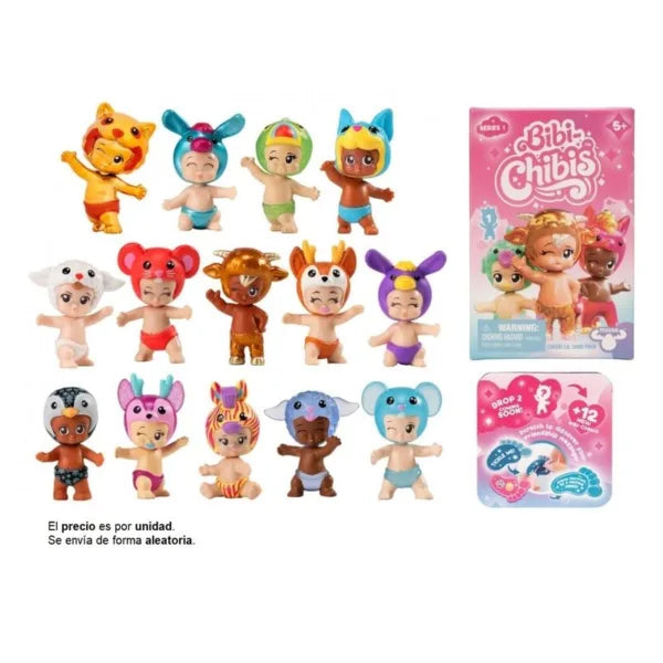 Muñecas Y Peluches Bandai  Bibi Chibis Bebes Surtidos multicolor para niños
