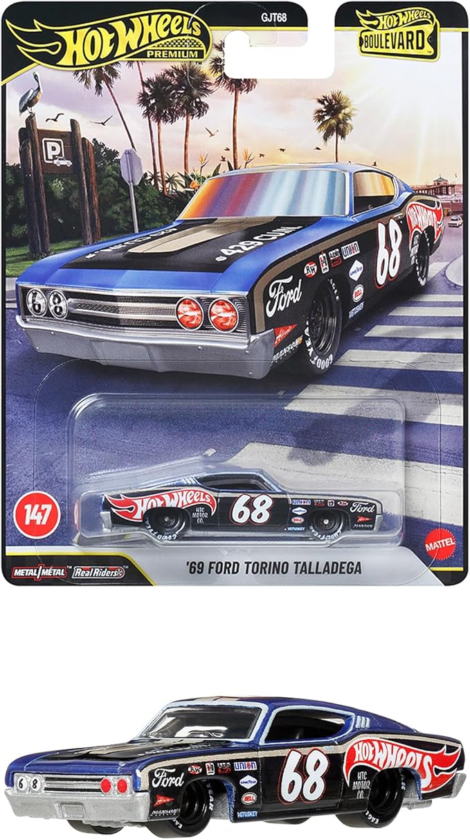 Vehículos Y Radiocontrol Mattel Games Hot Wheels Premium Boulevard - ´69 Ford Torino Talladega multicolor para niños