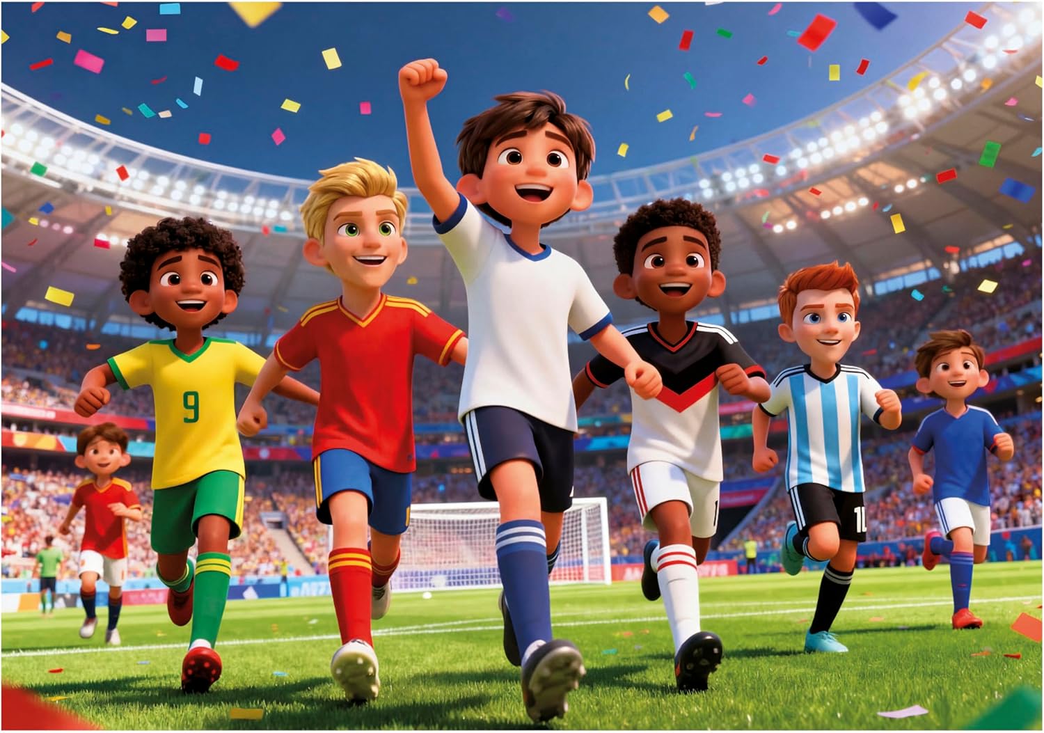 Construcciones Y Puzzles Educa Puzzle 300 Piezas Mundo Del Fútbol multicolor para niños