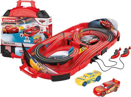 Vehículos Y Radiocontrol Carrera Disney -  Pixar Cars Circuito Carrrera Speed Arena - Race In A Case multicolor para niños
