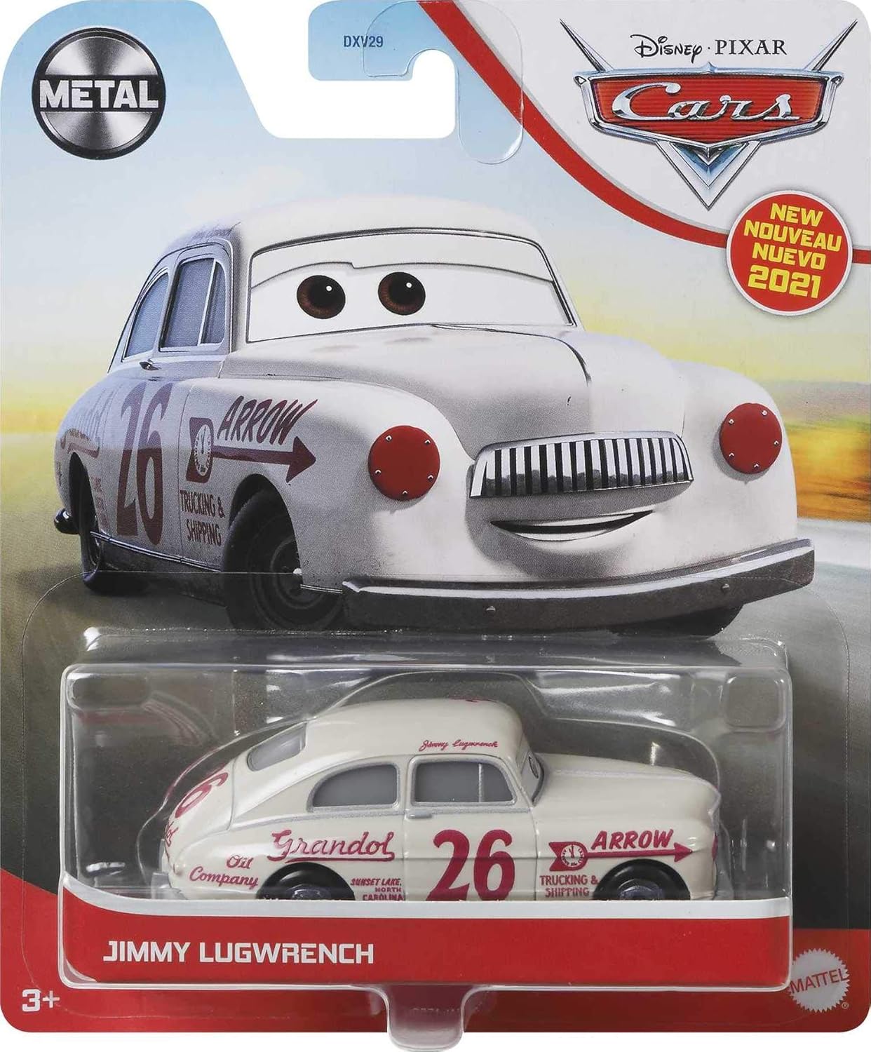 Vehículos Y Radiocontrol Mattel Games Disney Pixar Cars - Jimmy Lugrench Escala 1:55 multicolor para niños