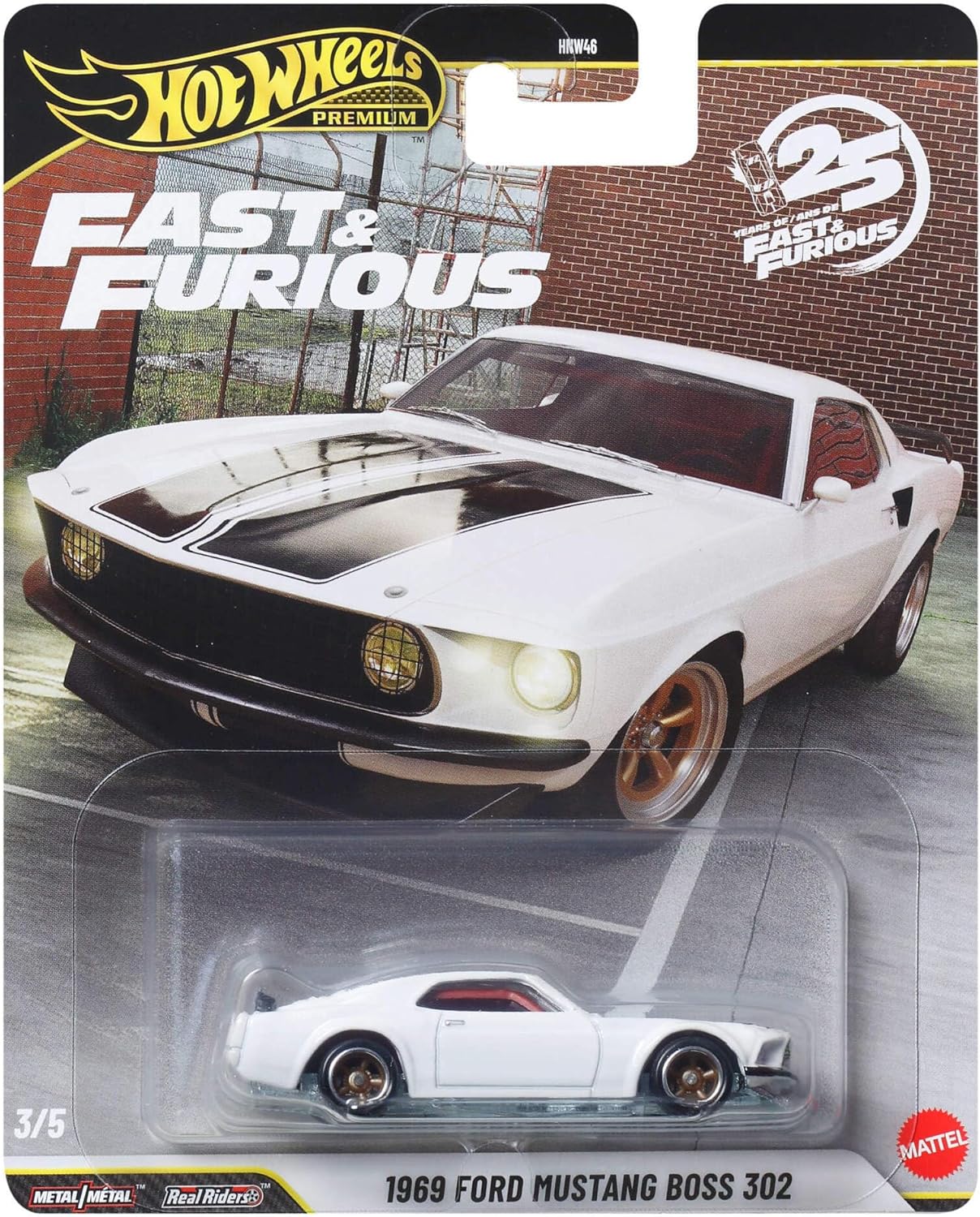 Vehículos Y Radiocontrol Mattel Games Hot Wheels Premium Fast6Furious 1969 Ford Mustang Boss 302 multicolor para niños