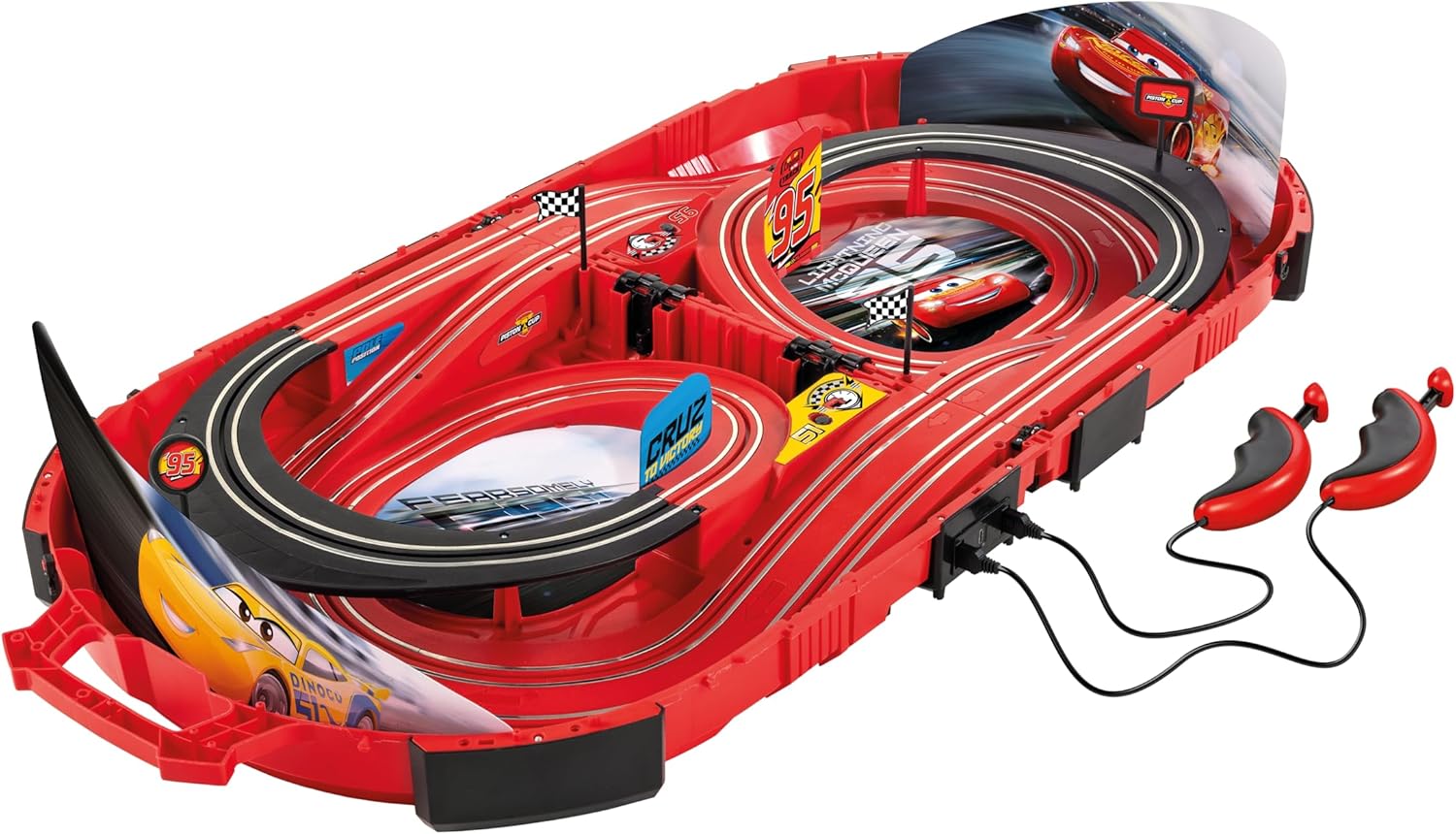 Vehículos Y Radiocontrol Carrera Disney -  Pixar Cars Circuito Carrrera Speed Arena - Race In A Case multicolor para niños