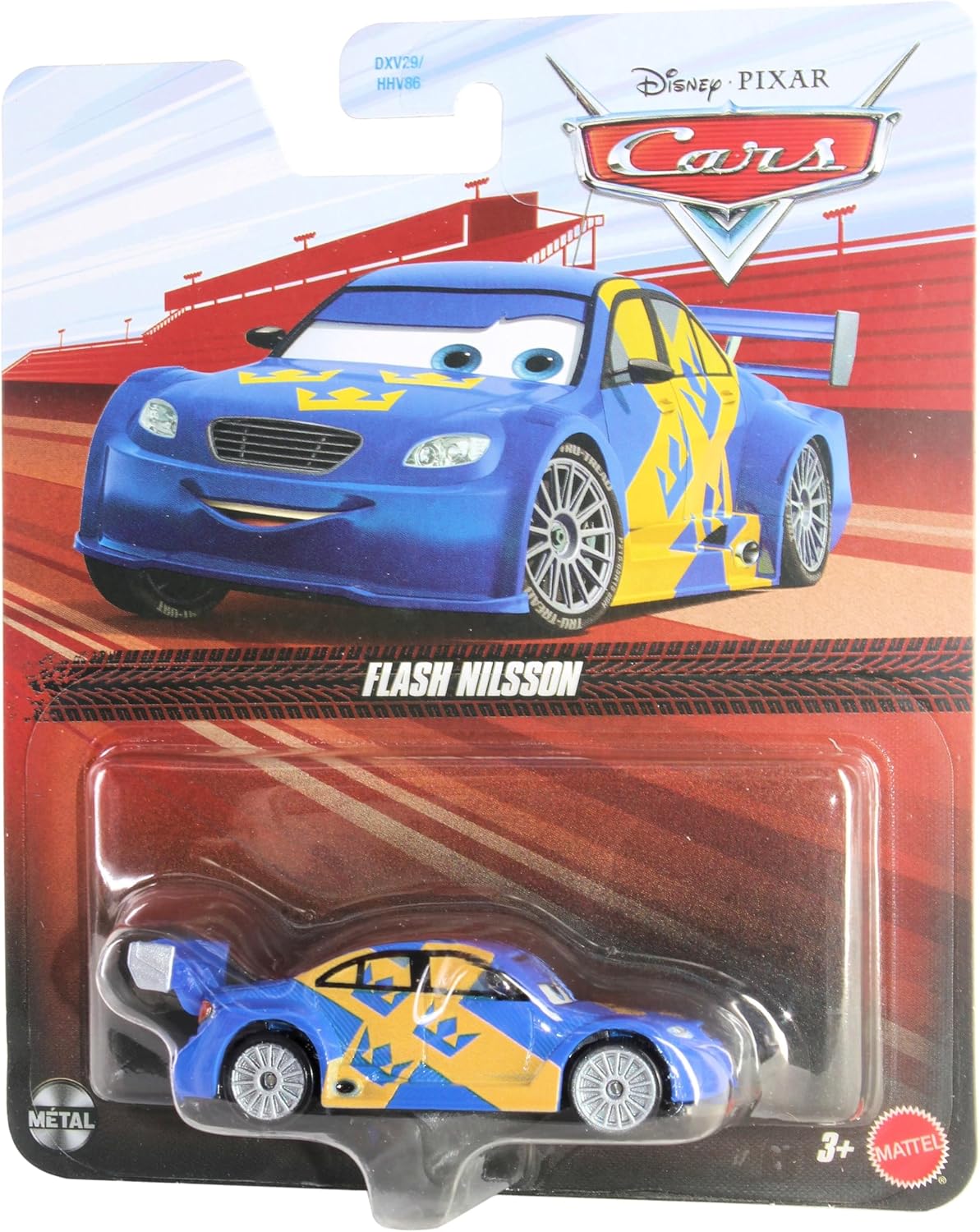 Vehículos Y Radiocontrol Mattel Games Disney Pixar Cars 2 - Flash Nilsson Escala  1:55 multicolor para niños