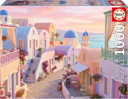 Construcciones Y Puzzles Educa Puzzle 1000 Piezas Santorini De Ensueño 68X48 Cm multicolor para niños