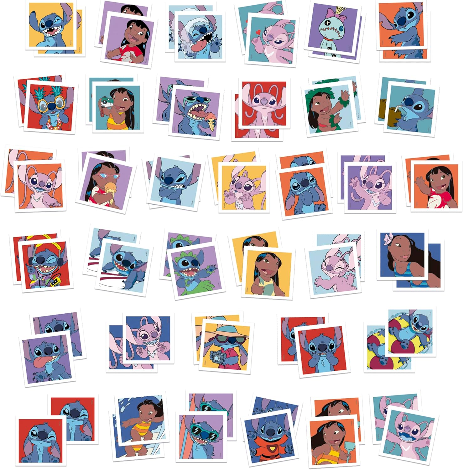 Juegos De Mesa Educa Disney Stitch Juego De Memoria En Maleta 72 Piezas multicolor para niños