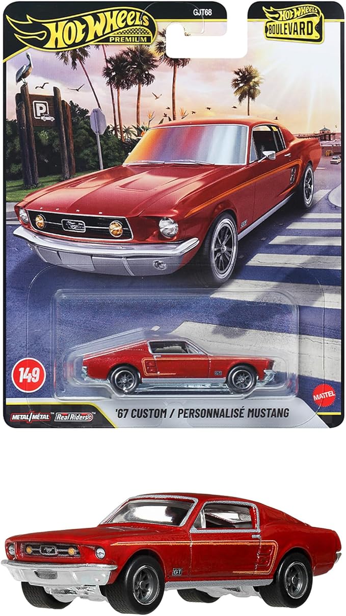 Vehículos Y Radiocontrol Mattel Games Hot Wheels Premium Boulevard - ´67 Custom/Personnalisé Mustang multicolor para niños