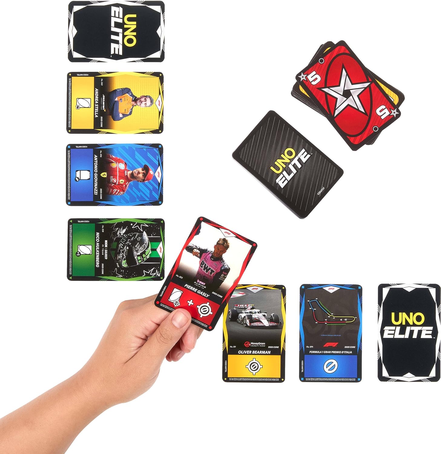 Juegos De Mesa Mattel Games Mattel Games Uno Elite F1 Starter Pack multicolor para niños