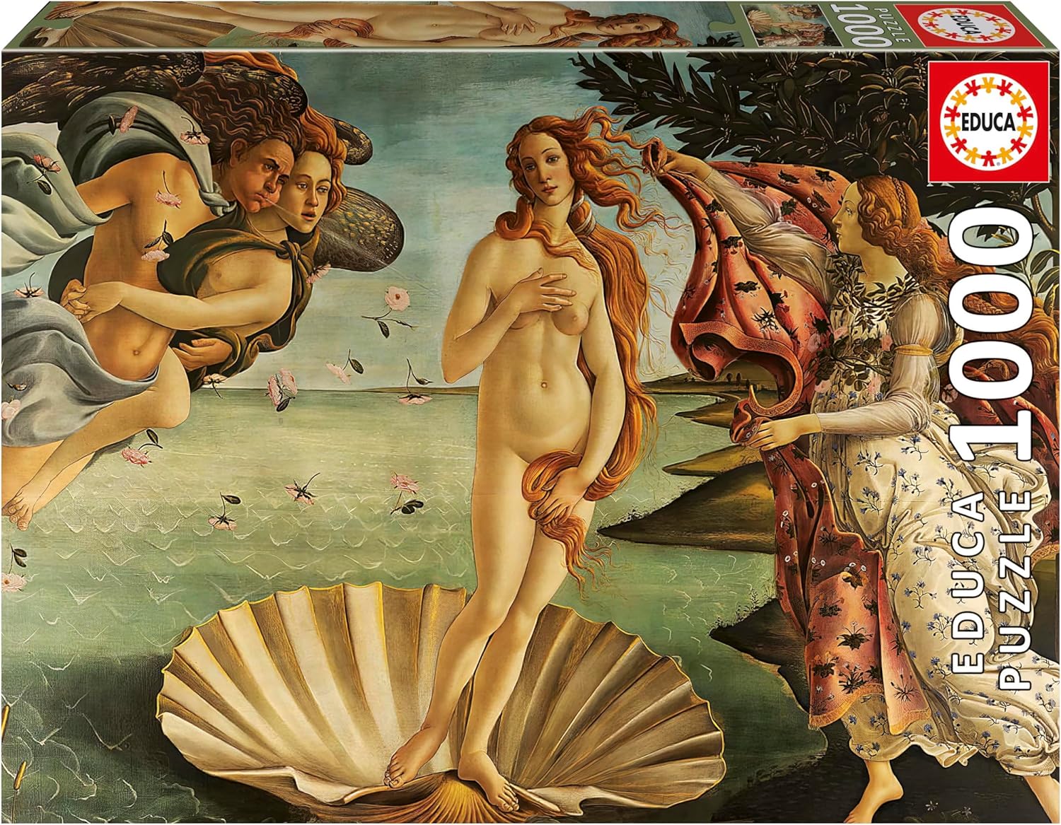 Construcciones Y Puzzles Educa Puzzle 1000 Piezas - El Nacimiento De Venus multicolor para niños