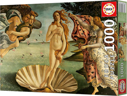 Construcciones Y Puzzles Educa Puzzle 1000 Piezas - El Nacimiento De Venus multicolor para niños
