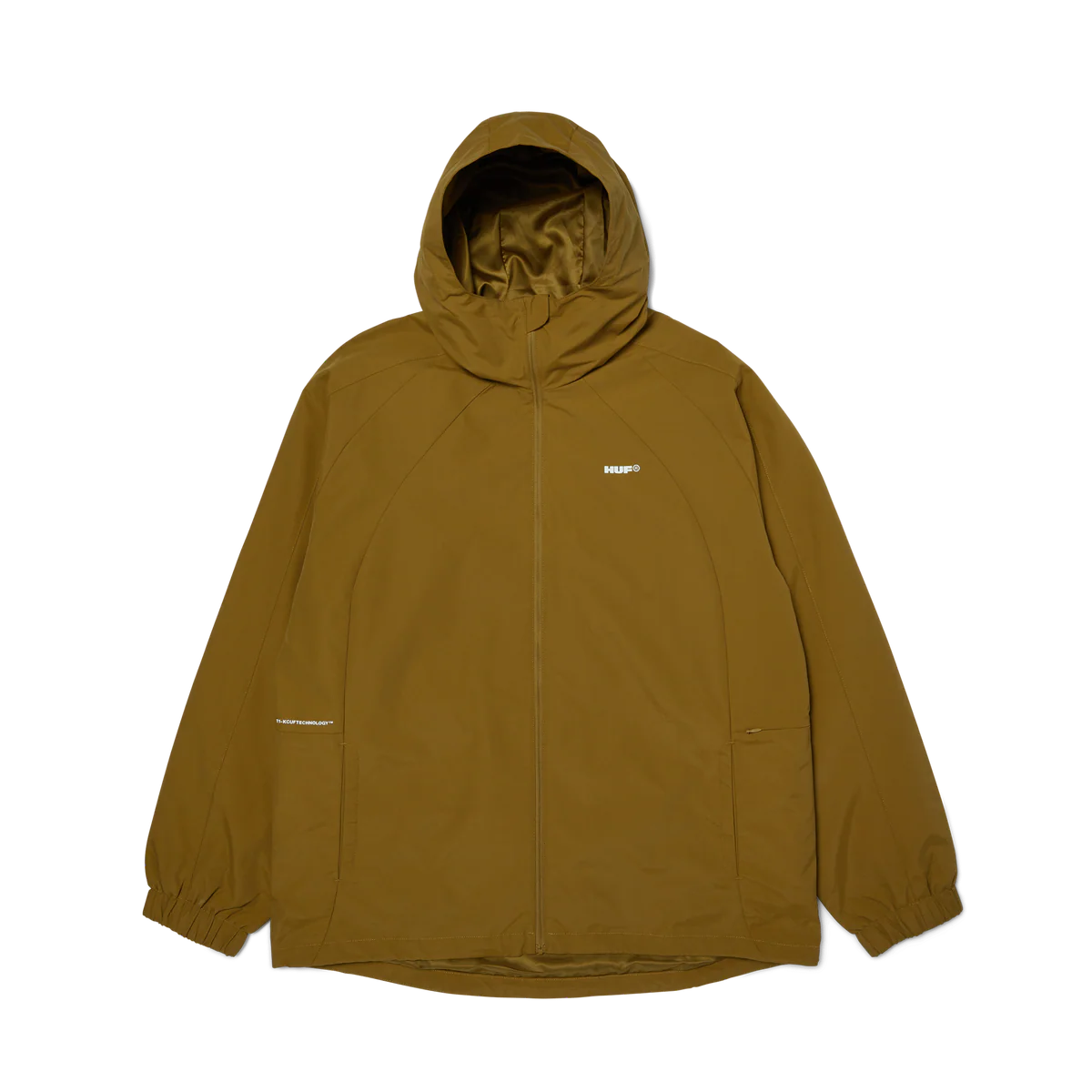 Chaqueta Huf All Caps Shell Jacket rich brown para unisex