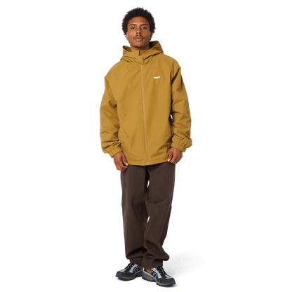 Chaqueta Huf All Caps Shell Jacket rich brown para unisex
