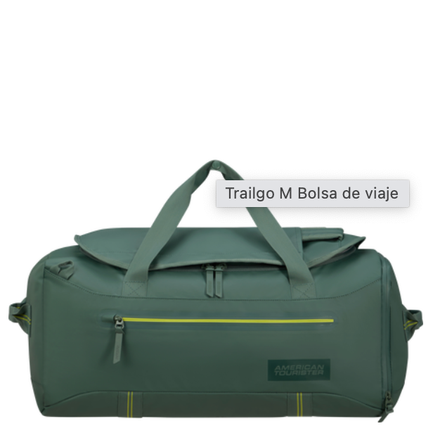 Macutos Y Maletas American Tourister Trailgo verde para unisex