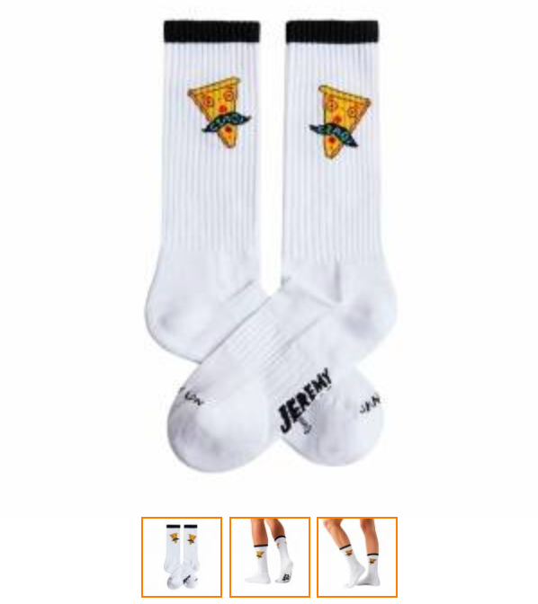 Calcetines Jimmy Lion Athletic Ciao blanco para unisex