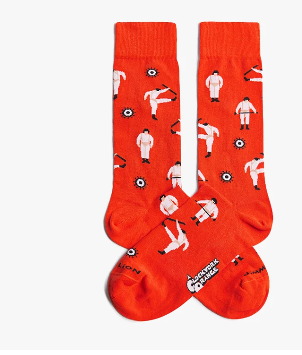 Calcetines Jimmy Lion Clockwork  naranja para unisex
