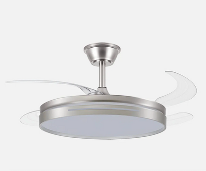 Fabrilamp Ventilador Micenas Dc 59W 6 Veloc 3000,4000,6000K plateado para unisex