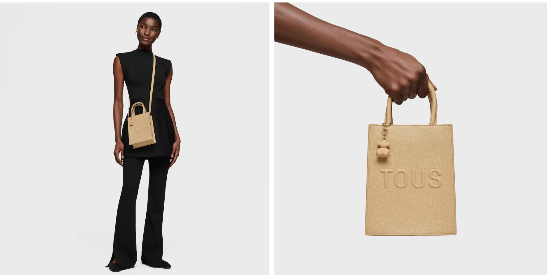 Bolsos Y Mochilas Tous Mini Pop Brenda arena para mujer