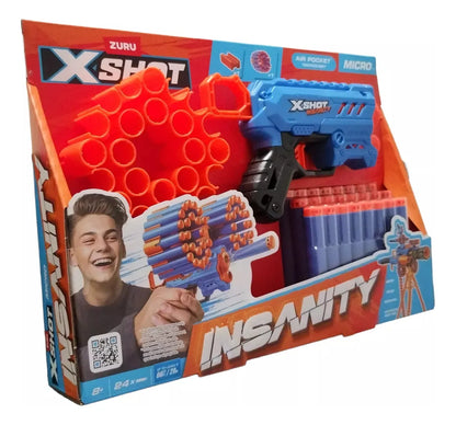Aire Libre Zuru Xshot-Insanity-Series 1-Micro multicolor para niños