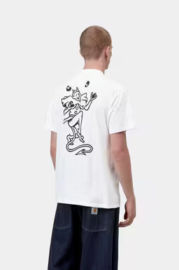 Camiseta Carhartt S/S Playing Cards T-Shirt blanca para hombre
