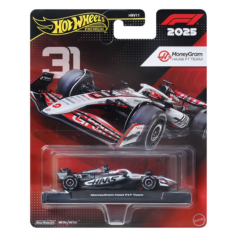 Vehículos Y Radiocontrol Mattel Games Hot Wheels Premium F1 2025 - Moneygram Haas F1 Team multicolor para niños