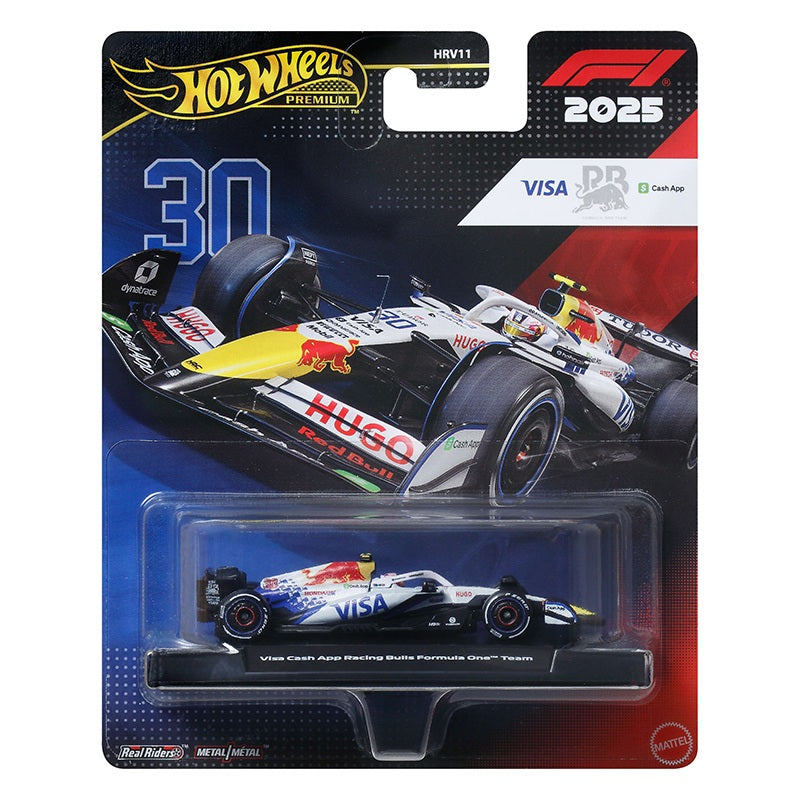 Vehículos Y Radiocontrol Mattel Games Hot Wheels Premium F1 2025 - Visa Cash App Bulls Fórmula One Team multicolor para niños