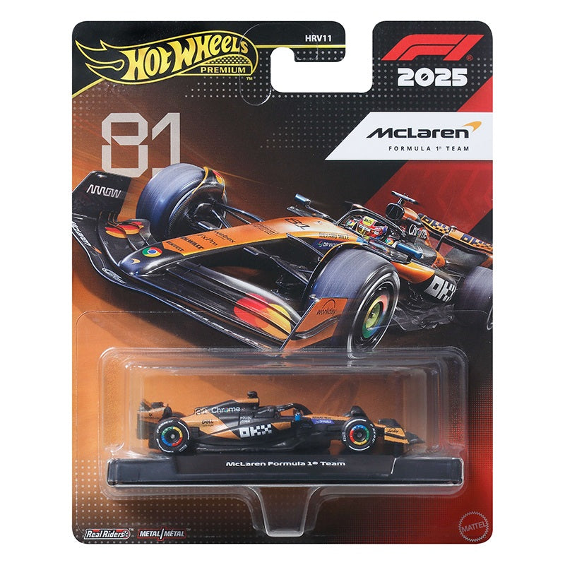 Vehículos Y Radiocontrol Mattel Games Hot Wheels Premium F1 2025 - Mclaren Formula 1 Team multicolor para niños