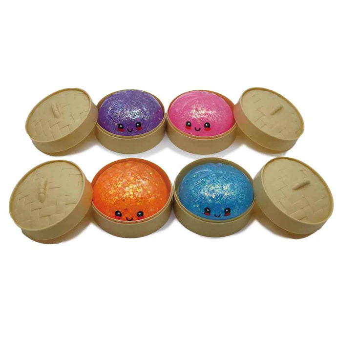 Figuras Y Minimundos Toy Planet Bao Esponjoso Glitter 8.5 Cm multicolor para niños