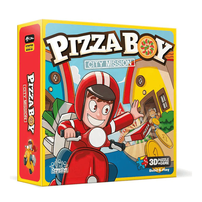 Juegos De Mesa Toy Planet Pizza Boy City Mission multicolor para niños