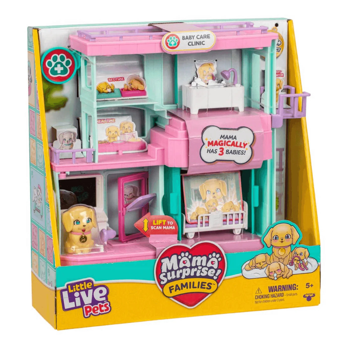 Figuras Y Minimundos Famosa Little Live Pets - Mamá Surprise!Families Hospital Para Los Bebés multicolor para niños