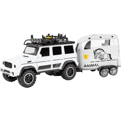Vehículos Y Radiocontrol Toy Planet 4X4 Transporte De Caballo  E1:14 Lys multicolor para niños