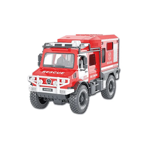 Vehículos Y Radiocontrol Toy Planet Ambulancia Dakar multicolor para niños