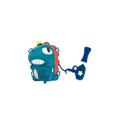 Aire Libre Toy Planet Pistola De  Agua Con Mochila Stdo multicolor para niños