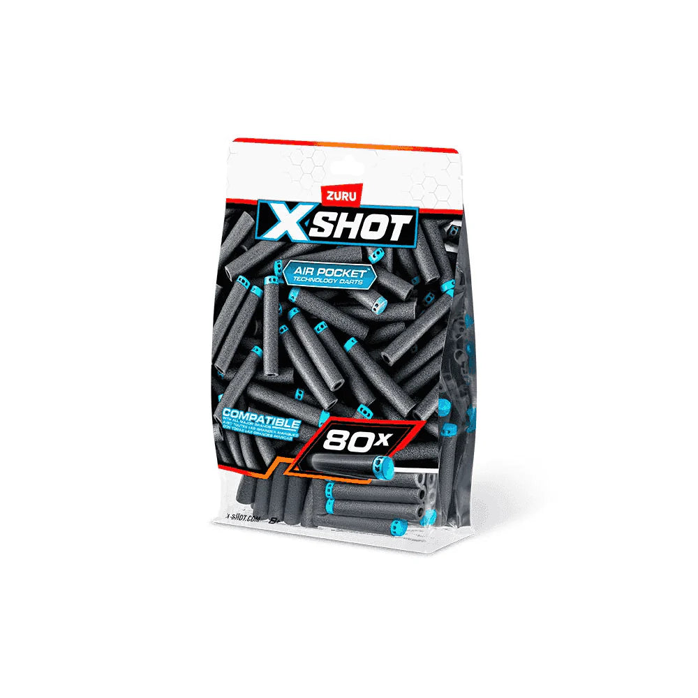 Otros Zuru Zuru X-Shot Pack 80 Dardos negro para niños