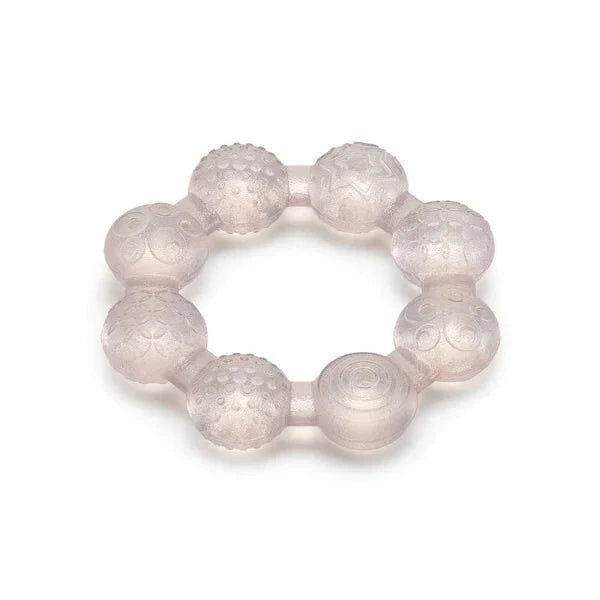 Lactancia Tutete Mordedor Refrigerante De Anilla Noüka Soft Blush rosa para bebe