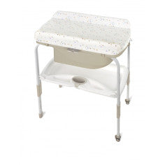Baño Jané 6626-U65-Multicolor Bañera Plegable Con Cambiador Flip U65 Iris para mundo bebé
