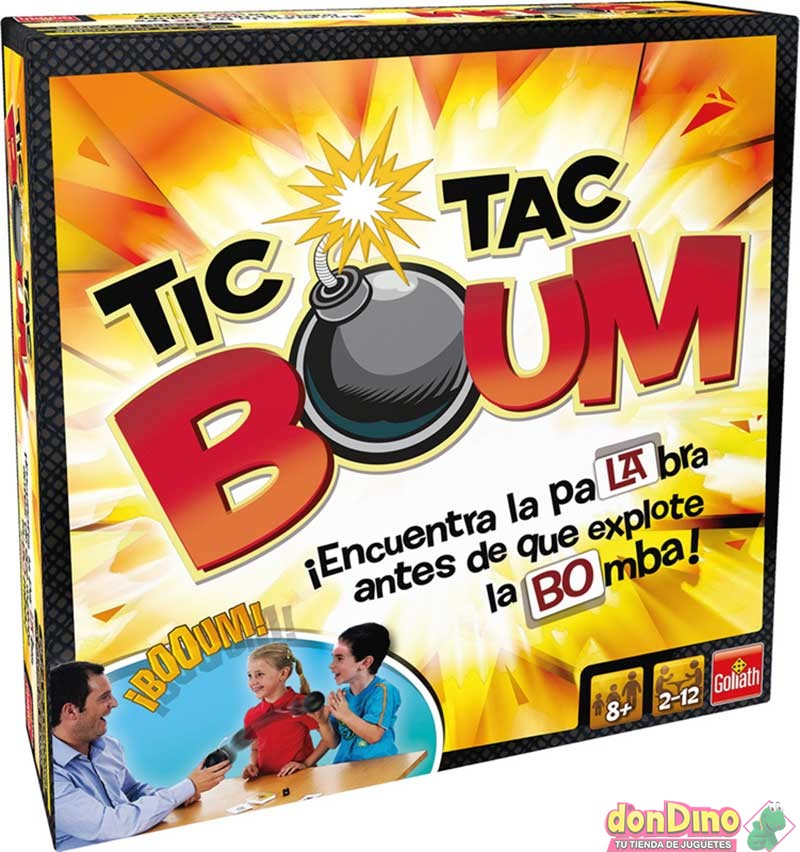 Juegos De Mesa Bizak Tic Tac Boum multicolor para niños